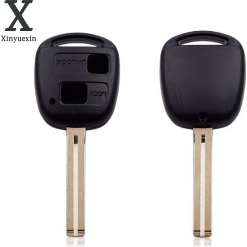 XINYUEXIN TOY40 2 Buttons Remote Key Shell for LEXUS ES300 GS300 GS430 GX470 LS200 LS300 LS400 RX300 Key Case Uncut 46MM Blade