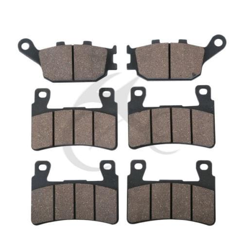 6 PCS Motorcycle Rear Front Brake Pads For HONDA CBR 600 F4 F4i Sport 1999-2004