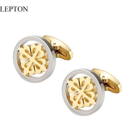 LEPTON Crusaders Cufflinks Stainless Steel Cufflink For Mens Fathers Day Lover Friends Wedding Anniversaries Birthdays Gifts