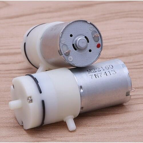 2x DC 3V-6V 5V 370 Motor Micro Mini Air Pump Vacuum For Aquarium Tank Oxygen Pumps