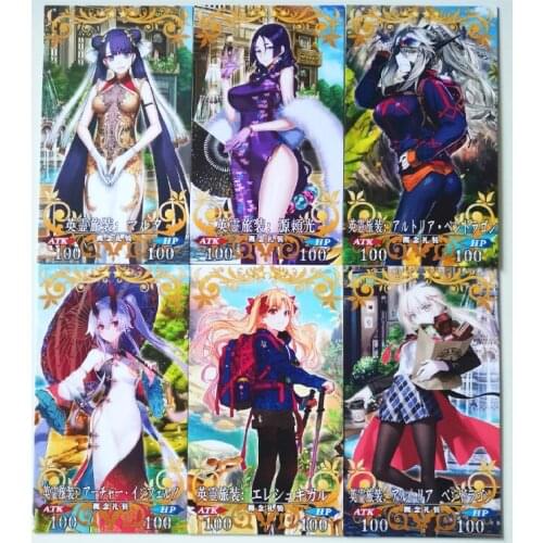 39pcs/set Fate/Grand Order FGO Toys Hobbies Hobby Collectibles Game Collection Anime Cards