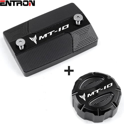 For Yamaha MT10 MT 10 MT-10 2015-2019 Motorcycles Accessories CNC Front & Rear brake Fluid Cylinder Master Reservoir Cover Cap
