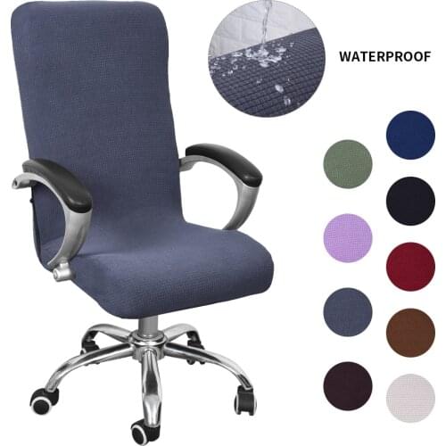 New 9 Colors Seat Covers For Computer Chairs Spandex Chair Cover Elastic Chair Cover Removable Office Chiars Slipcovers Cover