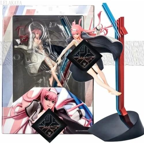 Japan 1/7 scale Anime Action Figure DARLING in the FRANXX ZERO TWO 02 Beautiful Girl PVC Model Toys Collection for Gifts 34cm
