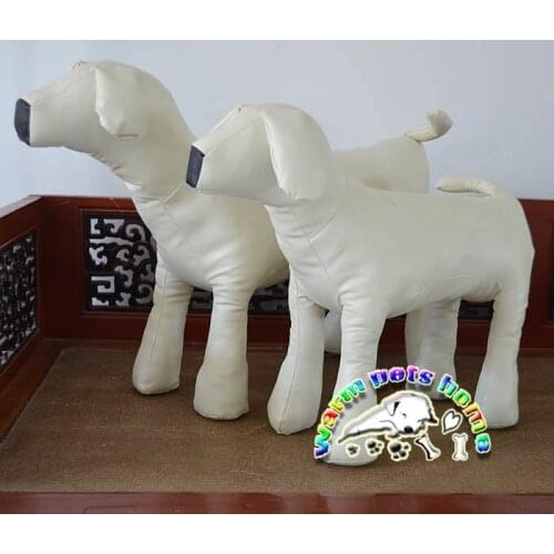 Leather Dog Mannequins For Large Dog Big Dog Model Props L XL Black White Sitting Posture Goods For Pets