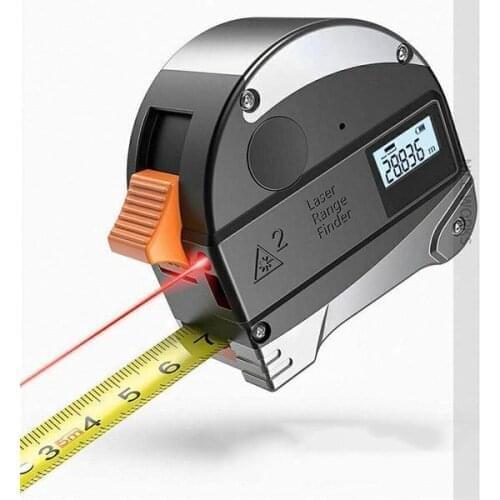30M/40M Laser Ranging Tape Laser Long Distance Meter Electronic laser Digital Tape Rangefinder Laser Range With HD LCD Screen