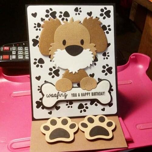 Animal Mane dog metal cutting dies Scrapbooking album paper craft handmade card stencil art cutter