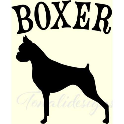 Pet Shop Sticker Dog Decal Boxer Posters Vinyl Wall Art Decals Pegatina Quadro Parede Decor Mural Pet Shop Sticker