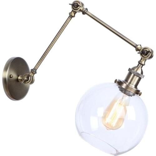 Wall lamp retro rural industry industrial simple European style dining room bedroom corridor rustic vintage wall sconces lights