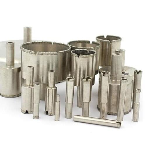 2016 New Power Tools 12PCS/ Set 4mm to 15mm Diamond Coated Core Drill Drills Bit Tile Glass Hole Saw Accessories Opener Bits