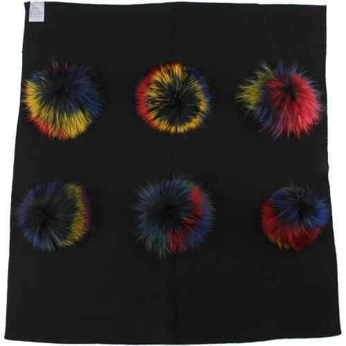 Charm Newborn Kids Baby Warm Cashmere Swaddling Blanket Travel Sleeping Blanket With 15cm Real Fur Pompom Bedding Swaddles Wrap