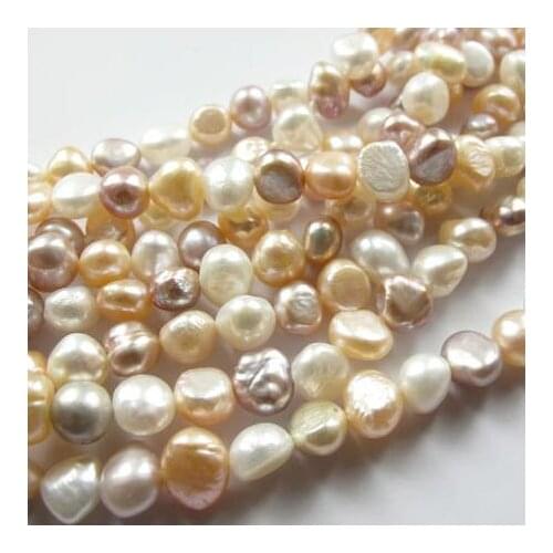 Perfect Handmade Luck Jewellery,Wonderful Bride Party Wear 7-8mm Natural Freshwater Pearl Necklace,8 Strands,Charming Women Gift