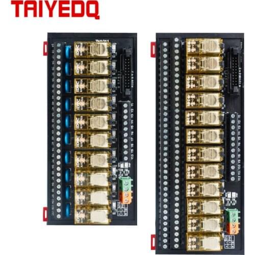 Intermediate relay module Trigger relay output control board module Relay module 4/8/10/12/16 way Switch PNP NPN PLC