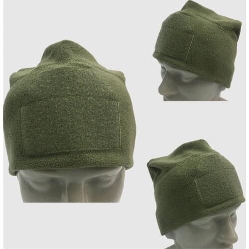 Men Women Winter Outdoor Riding Sports Thermal Fleece Hat Climbing Hunting Hiking Windproof Warm Soft Elastic Tactical Molle Cap