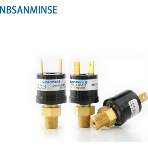 SMF08V 1/8 1/4 Small Vacuum Pressure Switch Designed Automatic Reset Switch Used In Vacuum Environment High Quality NBSANMINSE