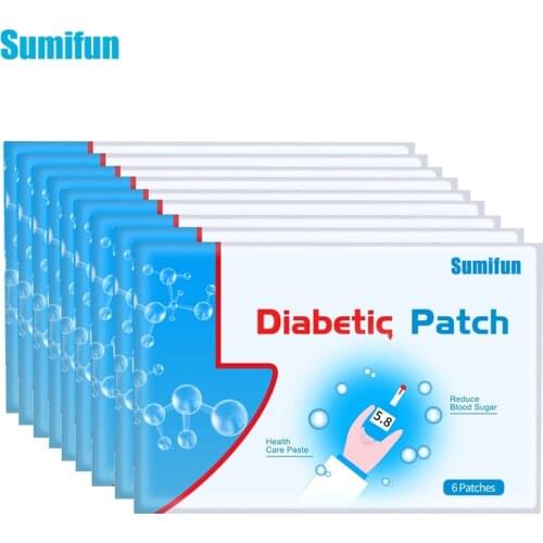 Sumifun 54pcs Blood Sugar Diabetic Plaster Stabilizes Blood Sugar Level Balance Blood Glucos Herbs Medical Diabetic Stickers