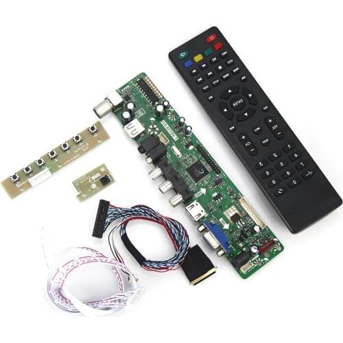 TV+HDMI+VGA+CVBS+USB) For B173HW01 N173HGE-L11 T.VST59.03 LCD/LED Controller Driver Board LVDS Reuse Laptop 1920x1080