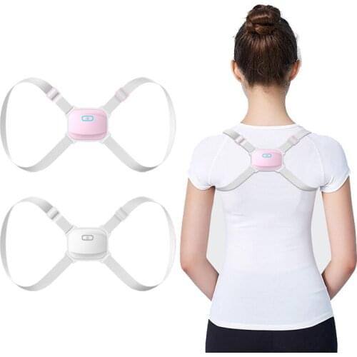 Intelligent Posture Corrector Back Posture Trainer Clavicle Spine Shoulder Correction Smart Tips Adjustable Length Back Support
