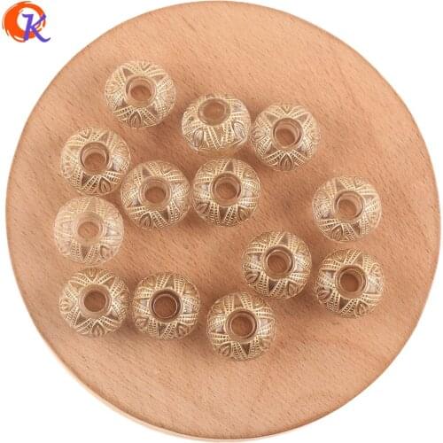 Cordial Design 16x16mm 300pcs Jewelry Accessories/Hand Made/Acrylic Beads/Clear Antique Beads/Jewelry Making/Earring Findings