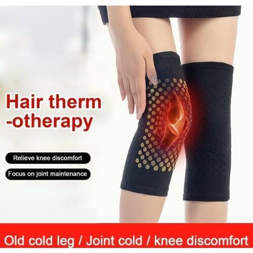 1 Pair Self Heating Knee Pads Magnetic Therapy Kneepad Pain Relief Arthritis Brace Support Patella Knee Sleeves Pads