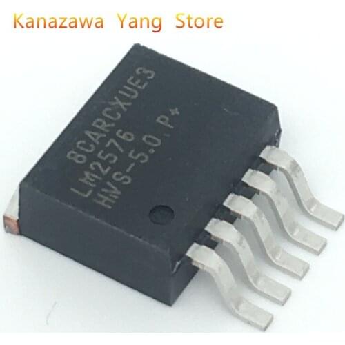 10pcs/Lot Brand New LM2576HVS-5.0 LM2576HVS TO-263 5 PINS Step-Down Voltage Regulator IC In Stock Best Quality