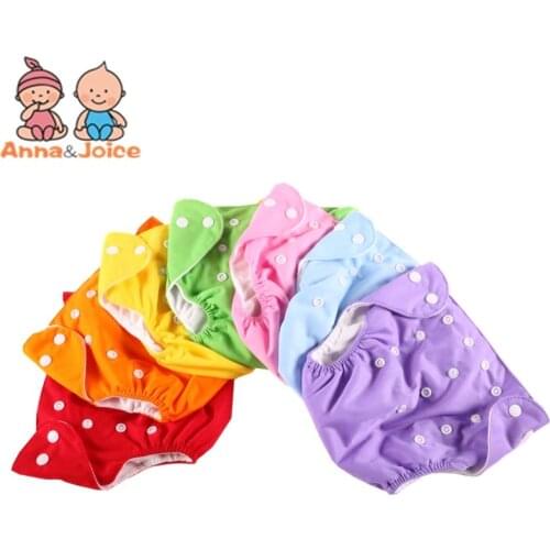 10pc/lot Diapers Washable Reusable Nappies Grid/Cotton Training Pant Cloth Diaper Baby Fraldas Winter Summer Version Diapers