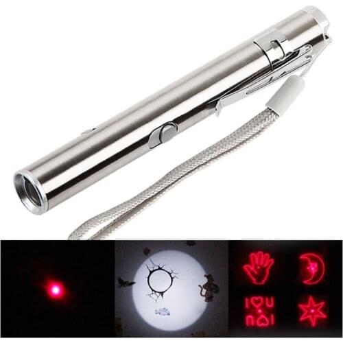 3 In 1 Chaser Cat Toy Best Pet Cat LED Light Pointer Toys Red Light And Flashlight UV Light Interactive LED Light Train