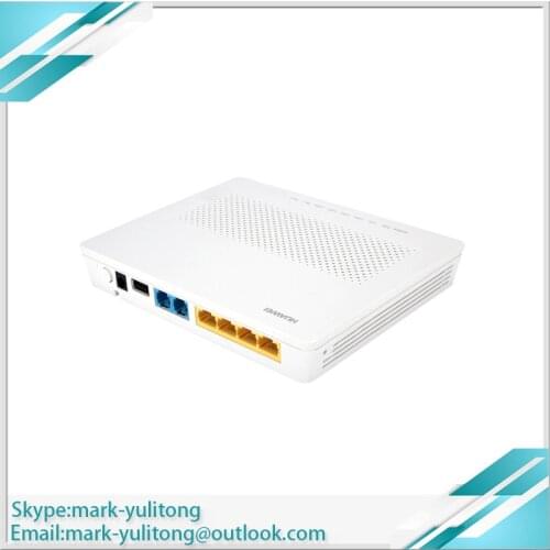 Brand new authentic guaranteed Echolife HG8240F Gpon terminal connected to ONU with 4 Ethernet ports in English