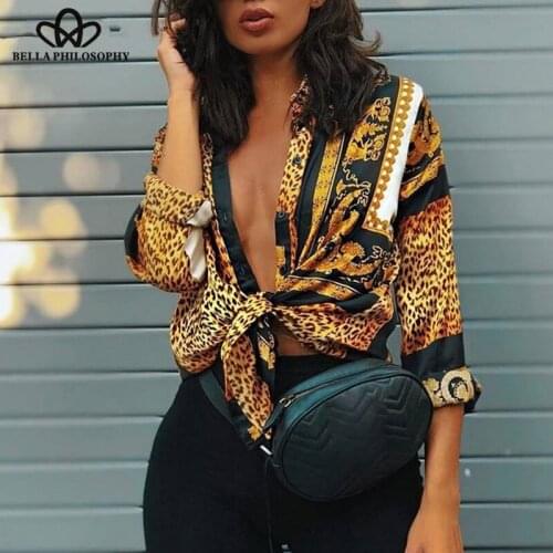 Bella Philosophy Leopard Blouses