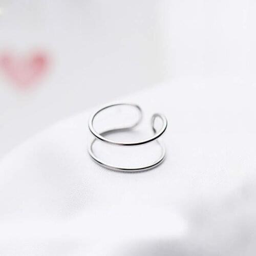 Bohemian Vintage 925 Sterling Silver Multi-layer Line Rings For Women Men Engagement Rings Girls Party Gifts Anillos