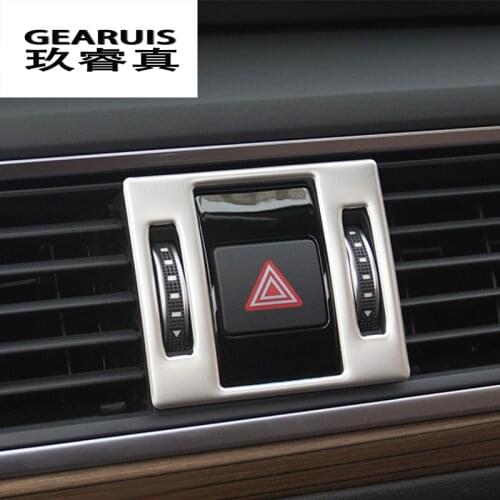 Car Styling Dashboard Warning light Decorative frame Cover Sticker Trim for Audi A6 C7 Interior Auto Accessories stainless steel
