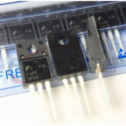 FQPF11P06 FQPF-11P06 11P06 8.6A 60V TO-220F NEW ORIGINAL 10PCS/LOT