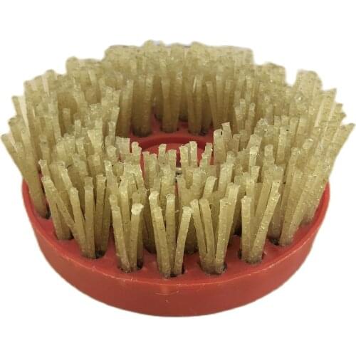 4 Inch 110MM 4Inch Circular Round Diamond Grinding Abrasive Polishing Brush For Marble Granite Stone