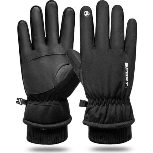 Ski Gloves Thickened Cold-proof Gloves Riding Moto Racing Gloves Full Finger Gloves Protective Gear Riding Motorbike Gloves