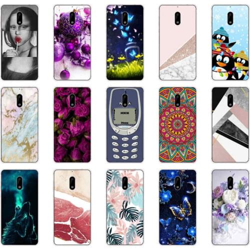 Cute Cartoon Case For Nokia 6 2017Soft Silicone Back Cover For Nokia 6 Case