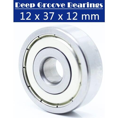 6301ZZ Bearing 12*37*12 mm ABEC-3 ( 4 PCS ) For Blower Vacuums Saw Trimmer Deep Groove 6301 Z ZZ Ball Bearings 6301Z
