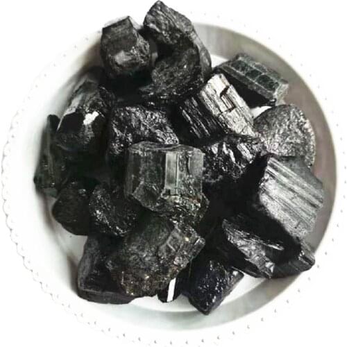 Natural Black Tourmaline Rough Stones Raw Gemstone For Healing Reiki