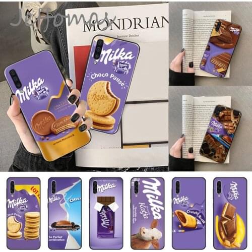 Chocolate Milka Phone Case For Samsung Galaxy J2 J4 J5 J6 J7 J8 2016 2017 2018 Prime Pro plus Neo duo