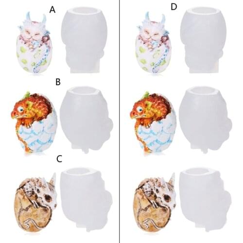 Dragon Egg Epoxy Resin Mold Jewelry Pendant DIY Crafts Ornaments Silicone Mould