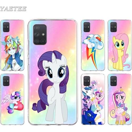Silicone Phone Case For Samsung Galaxy A72 A42 A51 A50 A71 A10 A20e A21 A31 A30 A40 A41 A70s Back Cover My Little Pony