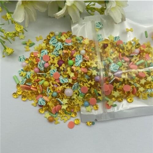 20g Mixed Snow for Resin DIY Supplies Nails Art Polymer Clear Clay accessories DIY Sequins scrapbook shakes Craft