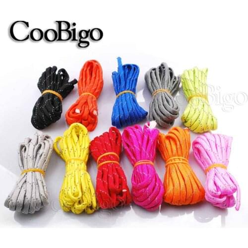 100ft Reflective Paracord Rope Parachute Cord 550 Lanyard 7 Strand Core DIY Survival Bracelet Clothesline Accessories Dia.4mm