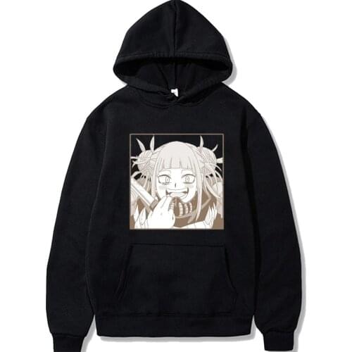 My Hero Academia Hoodie Himiko Toga Print Hoodies Plus Size Hoodies Women Fashion Sweatshirts Harajuku Oversized Men Sweatshirts