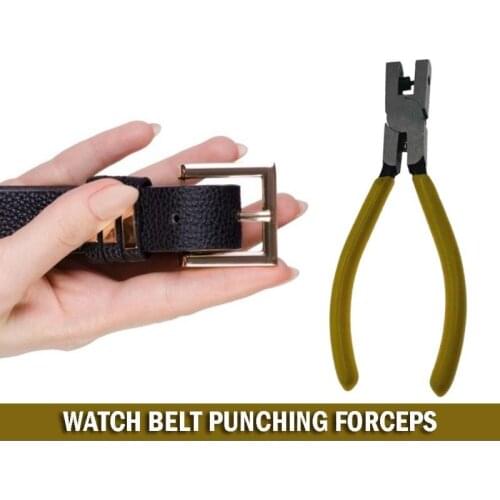 Universal Hand Leather Strap Watch Band Belt Punching Tool Punch Pliers Leather Hole Punch Puncher Leathercraft
