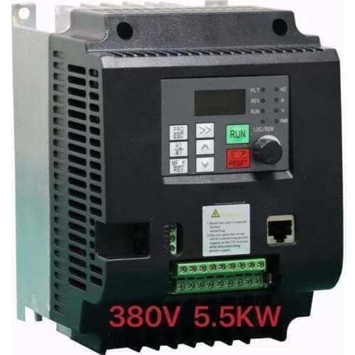 VFD 380V 4KW AC 380V 1.5kW/2.2KW/4KW/5.5KW/7.5KW KNK3 Vector Variable Frequency Drive 3-Phase Speed Controller Inverter Motor