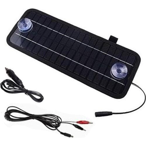 12V 4.5W Solar Panel Battery Charger Power Trickle Car Boat Battery Charger Regulators Backup Charging For Outdoor Tools