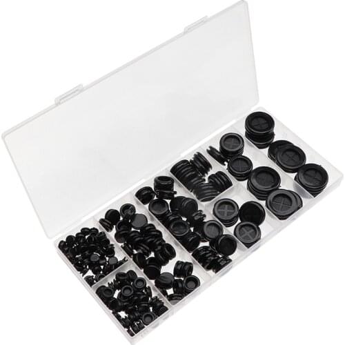 170 Pcs/Set Guard Coil O Ring Silicone Rubber Caps Plug Gasket Protect Caps Double-sided Guard Coil Nitrile Seal Stopper