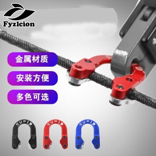 3 Color Hunting Loop Metal D Ring Buckle Rope Imports of Aerospace Aluminum U Compound Archery Bow and Arrow