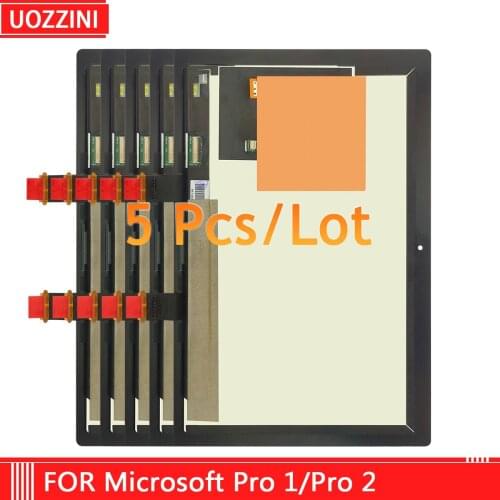 5Pcs 10.6" New LCD For Microsoft Surface Pro1 Pro2 LCD Display Touch Screen Assembly Replace For Surface Pro1 1514 Pro2 1601 LCD