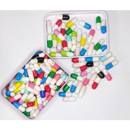 50 Pcs Mini Love Pill With Roll Paper Blank Notes Message In A Bottle Capsule Letter Full Clear Wish Bottle For Party Gift